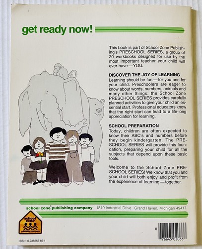 Vintage Lot of Preschool Practice Workbooks 1988 Home Schooling - Picture 10 of 13