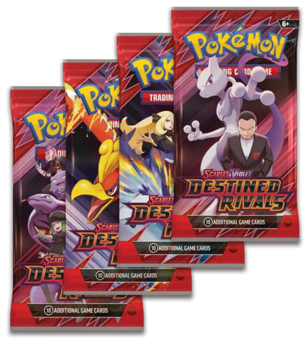 (Lot of 4) Pokémon TCG Booster Pack | Destined Rivals | Sealed | English #2. - 第 1/1 張圖片