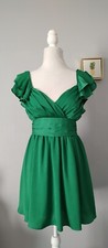Promo Dress Lulus Daytime  Color Green Style Mini Ruffles Size Small 