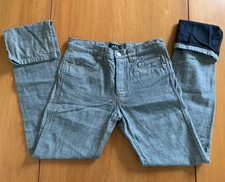 APC Reverse Denim Gray Blue Made in Japan Denim Jeans Size 27