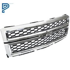 Front Bumper Grille For Chevrolet Silverado 1500 2014-2015 Honeycomb Style