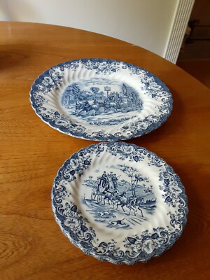 Dinner Plate Coaching Scenes By Johnson Brothers Johnson Bros