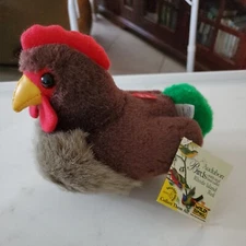 Audubon Birds Rhode Island Red Plush with Tags Call Sounds Not Working EUC