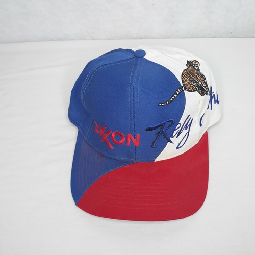 Vintage Exxon Tiger Baseball Cap One 