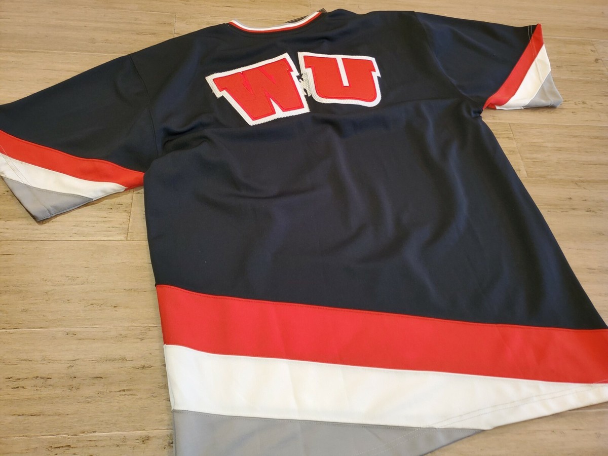 NEW WITH TAGS VINTAGE WU WEAR HOCKEY JERSEY XLARGE NEW WITH TAGS VINTAGE WU WEAR HOCKEY JERSEY XLARGE