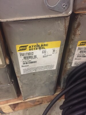 Esab Atom Arc 8018-B3L 3/32 Stick Welding Rod, 50# Box Electrode, 255173312