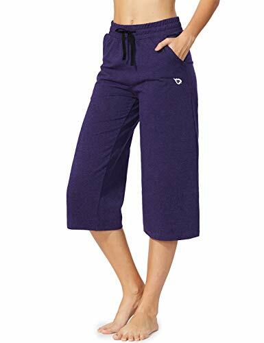 baleaf women's active yoga lounge bermuda shorts with pockets