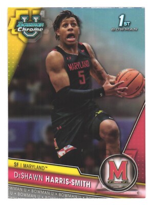 2023-24 Bowman University U Chrome Basketball Maryland DeShawn Harris-Smith