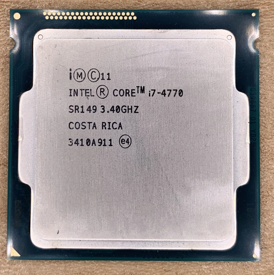 Intel Core i7-4770 3.40GHz Quad-Core CPU Computer Processor LGA1150 Socket  SR149