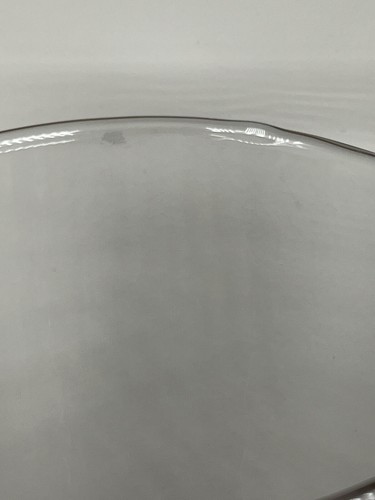 Thick Clear Glass Curved Flared 6 x 4 inch Simple Elegant Glass Vase - Picture 6 of 8
