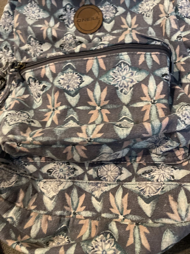 Mochila de tela con estampado geométrico floral O'Neill (BB) Foto 2 de 4