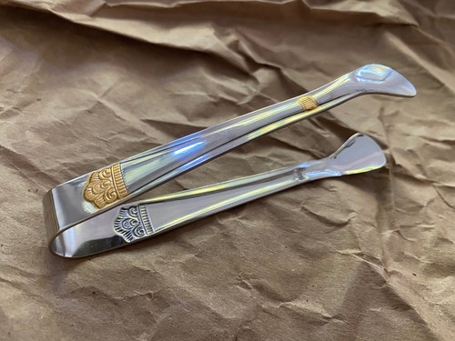 WIRTHS Germany Solingen WIF20 GOLD Stainless Steel Chrome LADLE Sugar Cube Knife - Picture 5 of 6