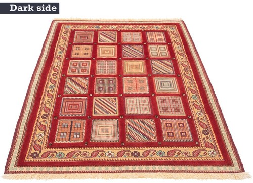 Nimbaft 162x115 cm Handgeknüpfter Perserteppich Nomadic Orient Carpet Rug - Bild 5 von 13
