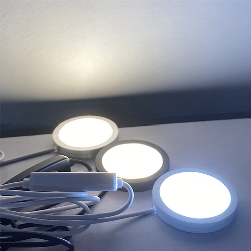 Usb Led Cabinet Light Surface Mounted Dc5v 3w Lights 2835smd Switch Under Closet - Picture 3 of 12