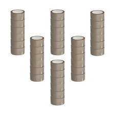 Tan Solid Box Adhesive Packing PVC Tape 1.88 Inch x 55 Yards 2.1 Mil 1620 Rolls