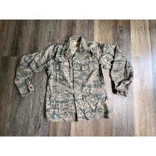 US Air Force Military Camo Jacket Mens 38 Regular Green Tiger Stripe ABU Coat