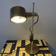 Vintage Peter Nelson Aluminium Architectural Lighting Desk Lamp 1960s 70s MCM