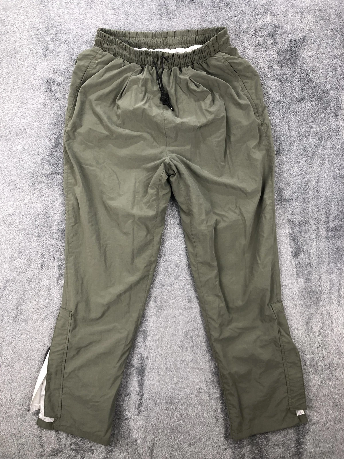 Vintage Tourney GORE-TEX Rain Pants Womens Medium Green Waterproof Ski 90s