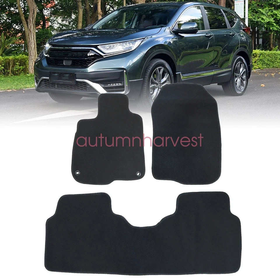 Alfombrillas de terciopelo delanteras y traseras para Honda CRV CR-V 2017 2018 2019 2020 2021 2022 Foto 3 de 4