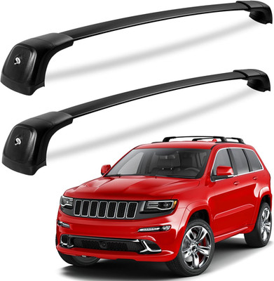 Lockable 220lbs Roof Racks Cross Bars 2011-2022 JGC with Black Molding 