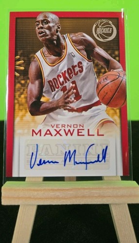 2013-14 Panini - Signatures Vernon Maxwell #40 (AU)