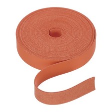 Flat Leather Cord 197 Inch 20mm , for Jewelry Making -5m/Orange