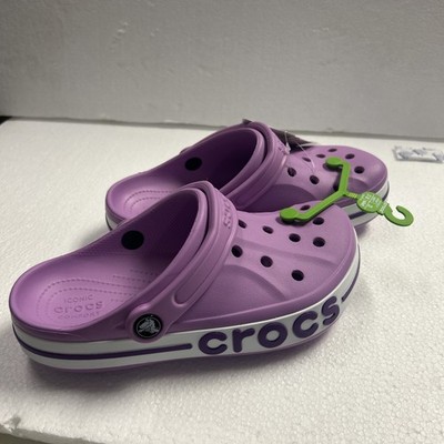 Crocs Womens Classic Crush Platform Chunky Purple Pinkish Clog 207521  Us W7/M5