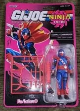 Super 7 Reaction G.I. Joe Ninja Force Cobra Commander Target Exclusive