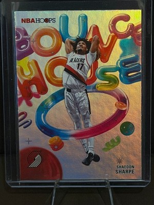 2025-26 NBA Hoops Shaedon Sharpe Bounce House #BH7 #Blazers