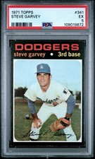 1971 Topps #341 Steve Garvey PSA 5 EX Dodgers Rookie