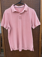 American Eagle 100 Cotton Coral Super Soft Standard Fit Polo Shirt Men's Medium