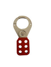 Verriegelungsschliessb&uuml;gel Stahl mit 38mm Rot LS-K02)