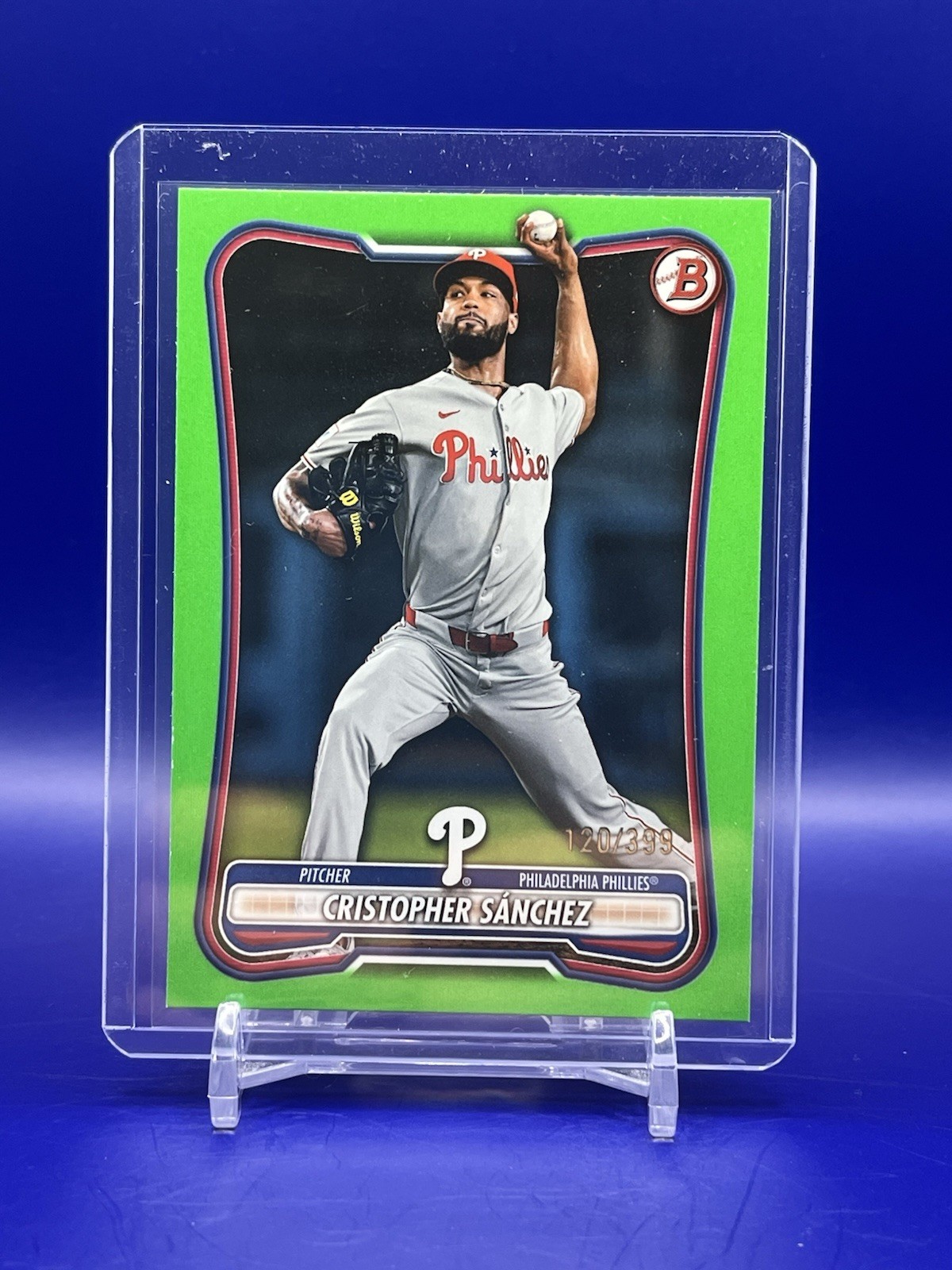 2026 Bowman Cristopher Sánchez Lime Green /399 Phillies #55