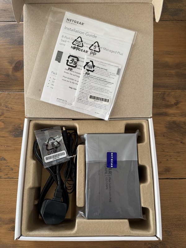 NETGEAR GS108PEv3 8-Port Managed PoE Gigabit Ethernet Switch