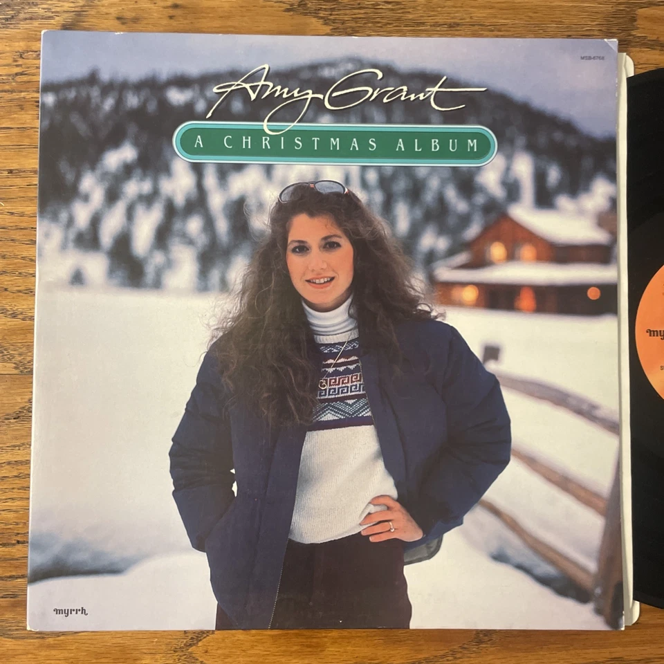 Amy Grant / A Christmas Album LP Myrrh 1st USA Press + Inner GF Xian Holiday M- Foto 2 de 4