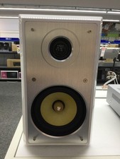 Block S-50 Weiß hochglänzend Paar Regal-Lautsprecher 6#20575054
