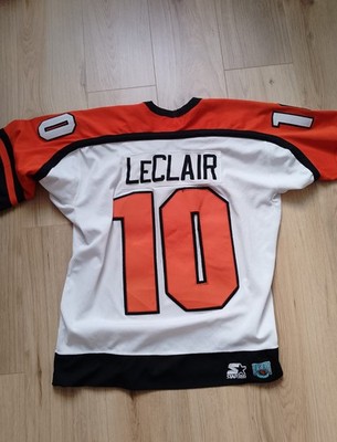 Vintage Philadelphia Flyers Jersey Starter NHL LeClair Logo Icehockey USA 