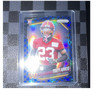 2025 Panini Prizm Black & Blue Checker Trey Amos Rookie #400 Commanders SSP