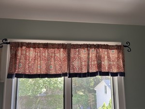 JC Penney Home Collection Window Valances 4 Pc Set