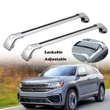 Barras transversales de techo 175 lb para equipaje para VW Atlas Cross Sport 2020-2024