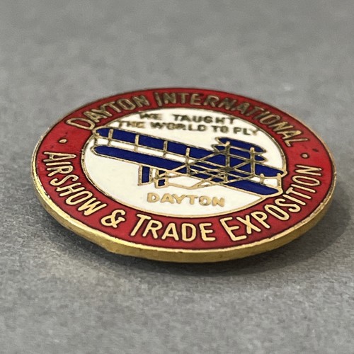 Vtg Dayton International Airshow & Trade Exposition Lapel Pin - Enamel & Metal - Picture 6 of 14