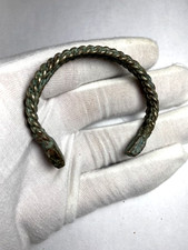 Viking Silver Twisted Bracelet Germanic Find 900–1100AD Authentic Antiquity