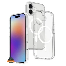 For Apple iPhone 17 Hybrid Clear Case with MagSafe Case Cover