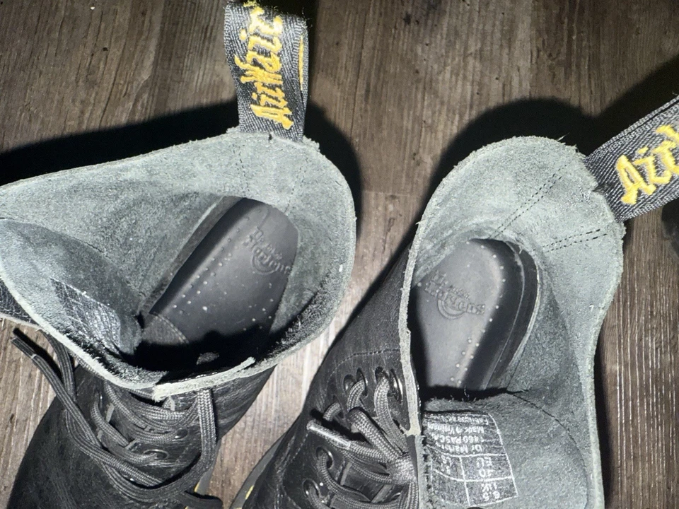 Dr. Martens Mono Black Boots Gr 40 Soft Leder wie neu - Bild 3 von 4