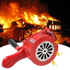 Handsirene Aluminiumgehäuse Sirene Handkurbel Einklappbar Alarmsirene 110dB