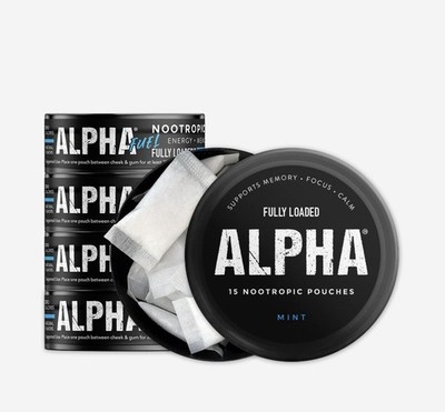 Fully Loaded Alpha Pouches (Mint) 5 Cans-15 Pouches Per Can. In Camarillo Ca 