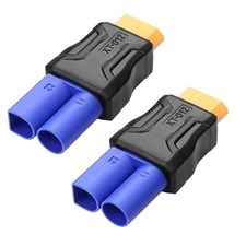 Antianxia 2Pcs New Upgraded XT60 Connector EC5 Male to XT60...