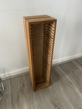 Vintage IKEA Boalt Wooden CD Storage Tower Rack