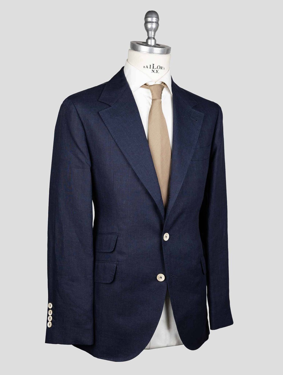 BRUNELLO CUCINELLI ネイビー メランジ ジャケット 46サイズ BRUNELLO CUCINELLI ネイビー メランジ ジャケット 46サイズ
