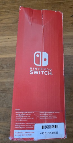 Nintendo Switch OLED-Modell Konsole Neon-Rot & Neon-Blau Joy-Con HK-Version Gut - Bild 5 von 5